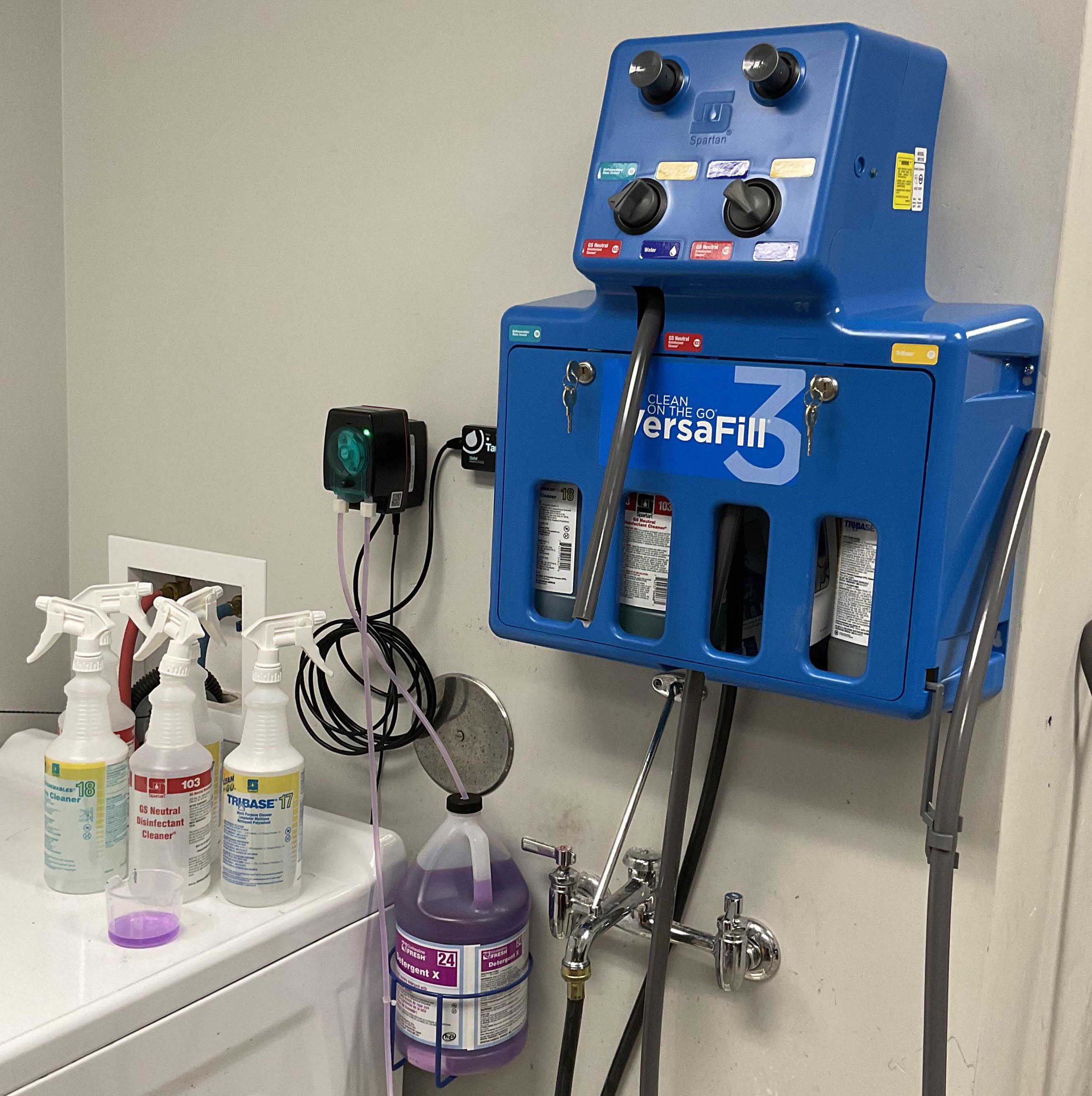 HDi Clean on the Go dispensing system