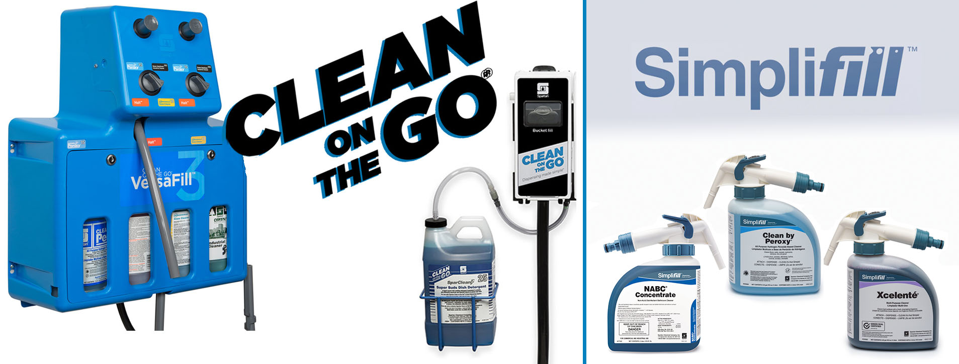 Spartan Chemical Clean on the Go and Simplifill