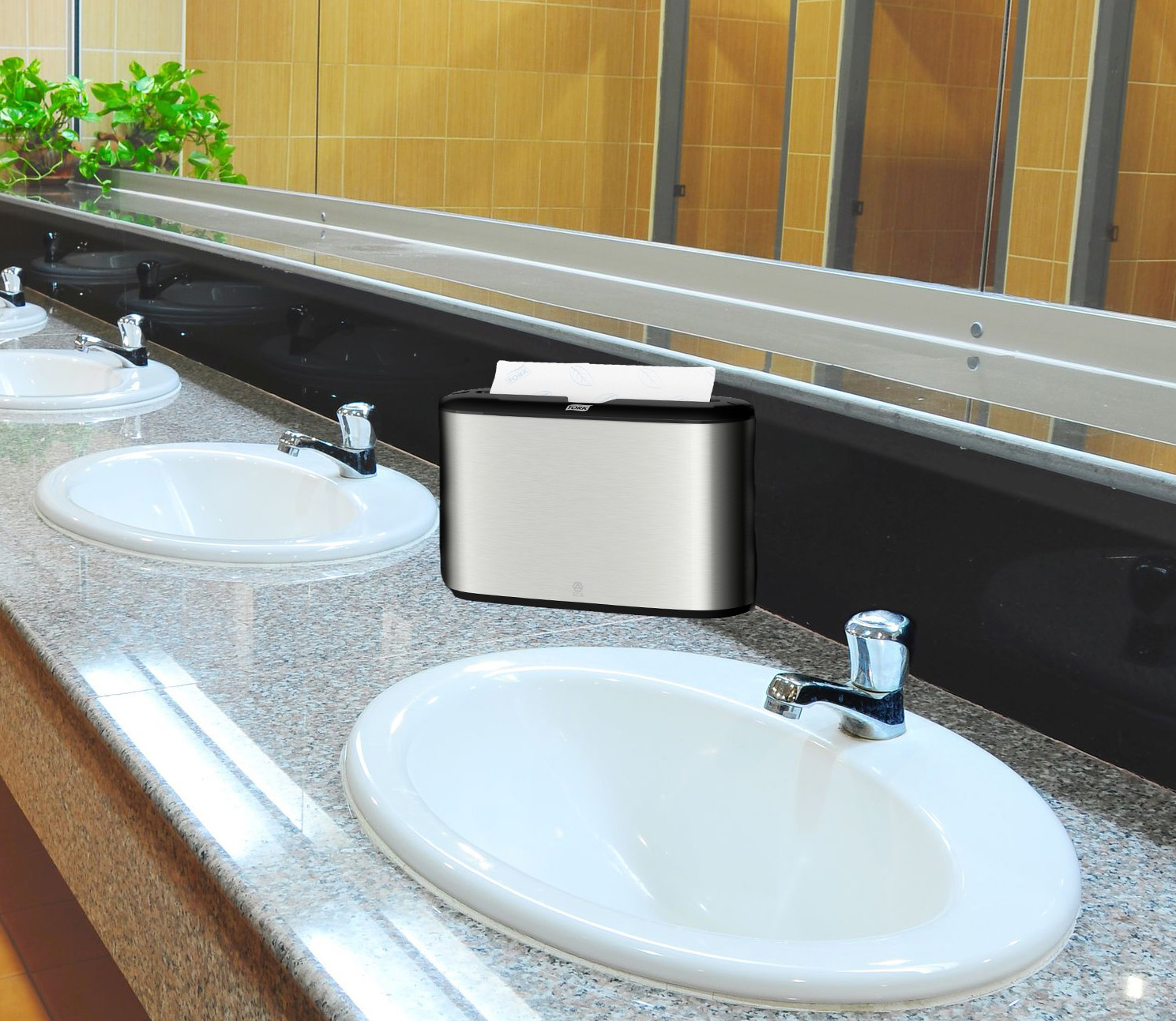 HDi Countertop Multifold towel dispenser