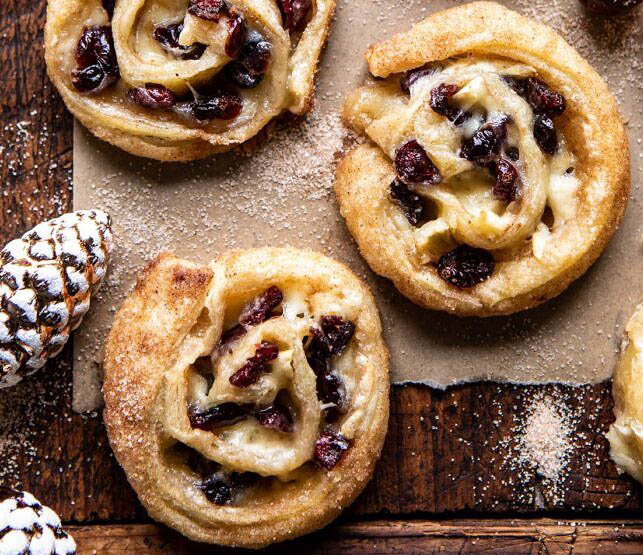 HDi 5 Ingredient Cranberry Brie Cinnamon Puff Pastry Swirls