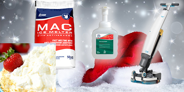 HDi Advantage Newsletter December 2023- Deb Hand Sanitizers, Q&A Time- Disinfectants vs Sanitizers, i-mop® Lite from IPC Eagle Equipment, Snow & Ice Melt, 2 Ingredient Cheesecake Fruit Dip