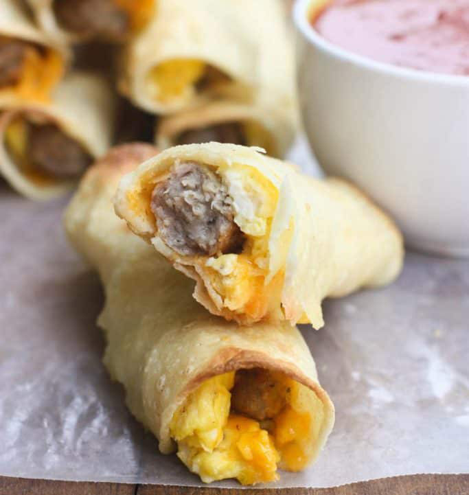 HDi Egg and Sausage Breakfast Taquitos