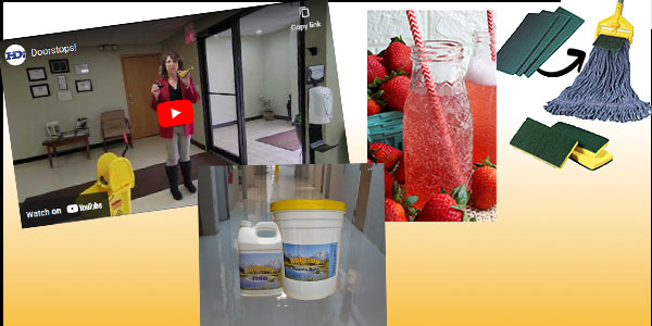 HDi Advantage June 2024, Horizon Floor Products, Gripper Doorstops, Sponges, Strawberry Soda