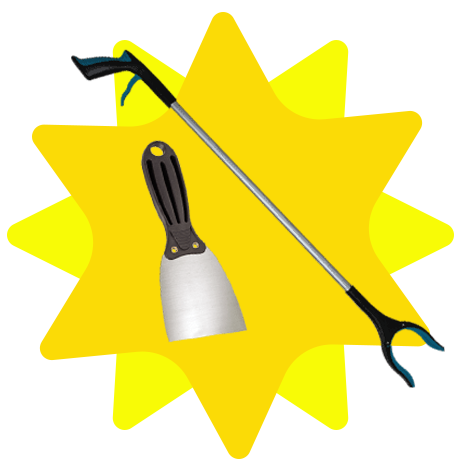 ProGrabber and Putty Knife