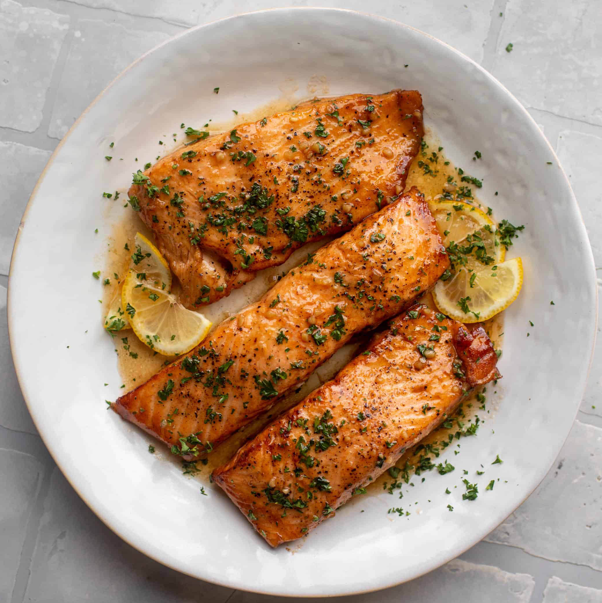 HDi Sticky Garlic Butter Salmon